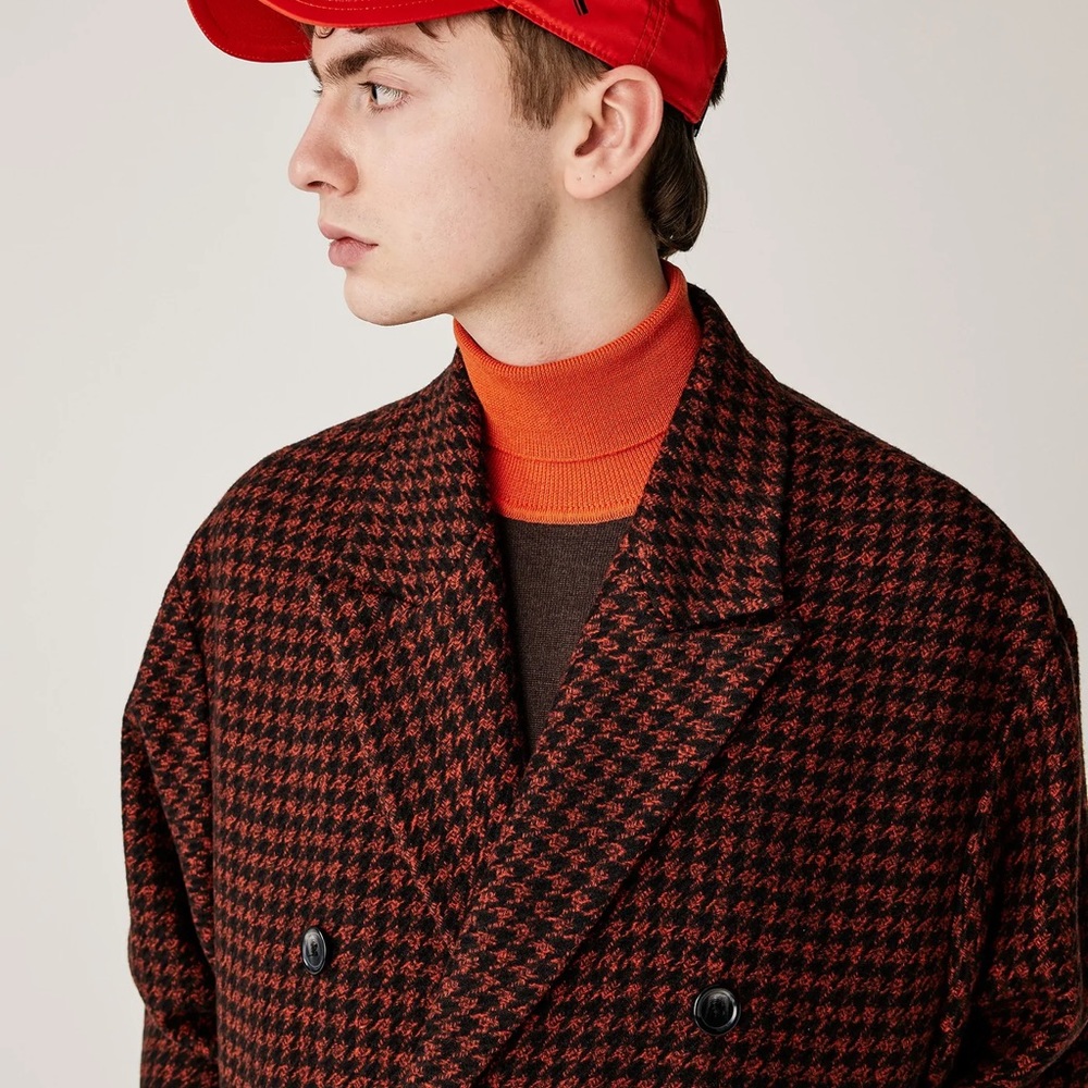 J. Lindeberg willy houndstooth coat mens size xxl brand new never worn! Rare!